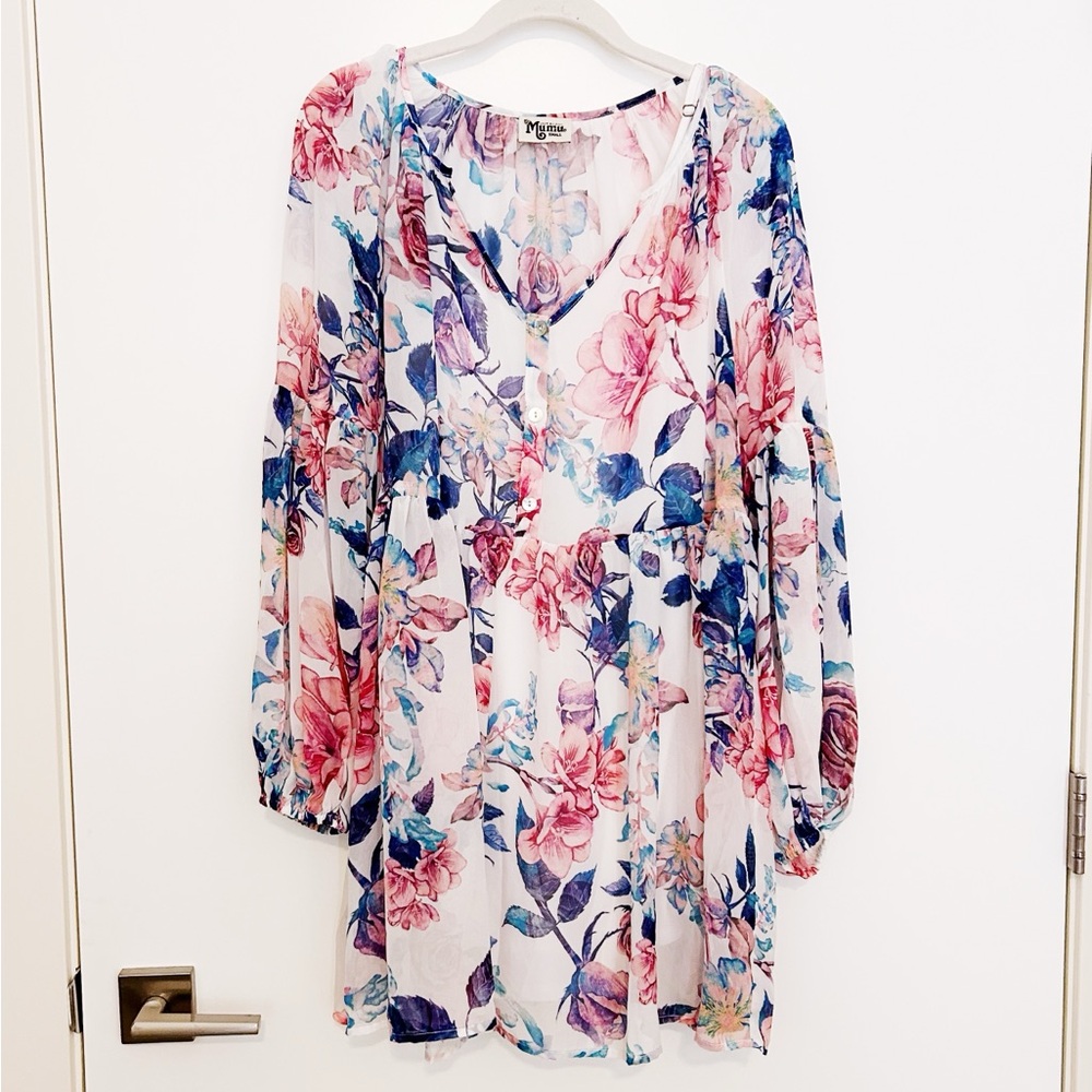 Show Me Your MuMu Sienna Swing Rosalita Tunic Dress - Picture 2 of 7